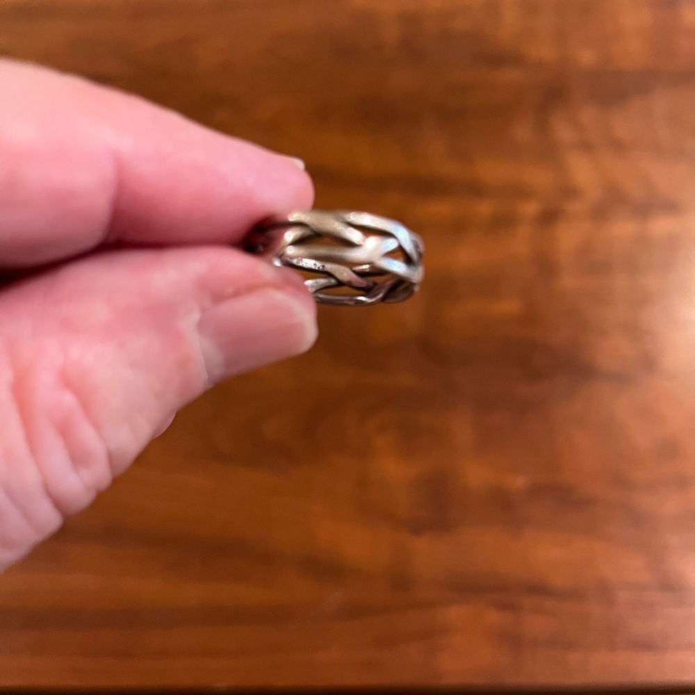 James Avery Silver 925 Wedding Band. Check edited size. - Picture 2 of 4